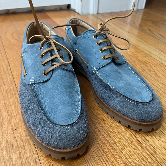 Paul Smith Suede/leather derbies - made in Italy. Never worn. US 11.5 - Picture 3 of 4